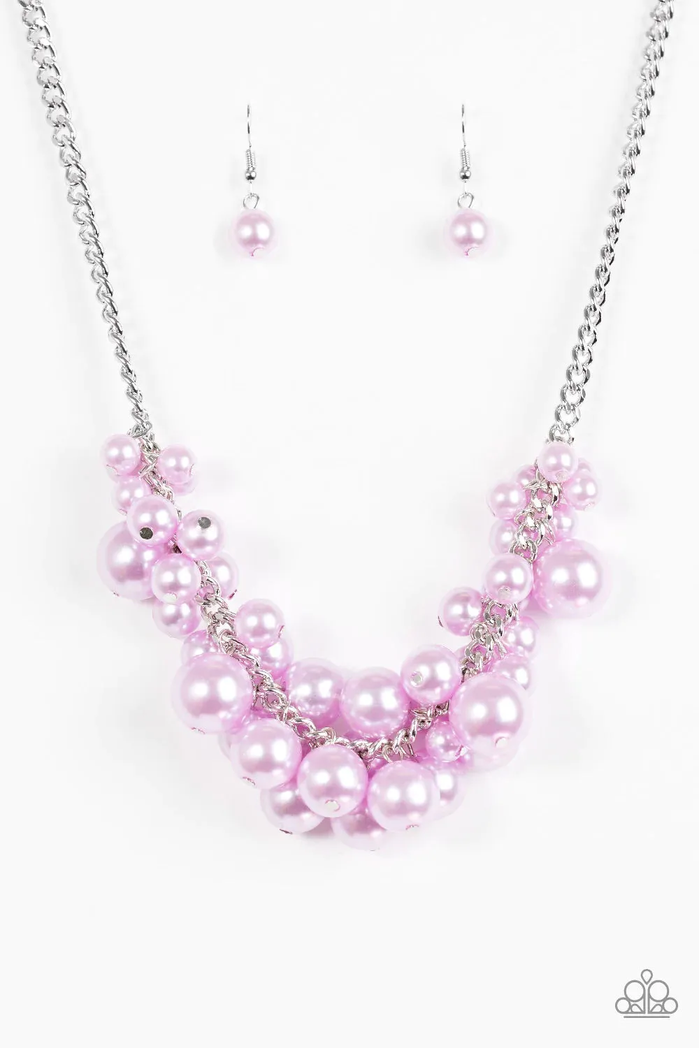 Paparazzi Necklace ~ Glam Queen - Purple