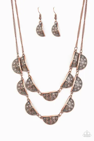 Paparazzi Necklace ~ Harvest Harmony - Copper