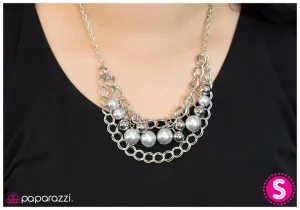 Paparazzi Necklace ~ Parallel Perception - Silver