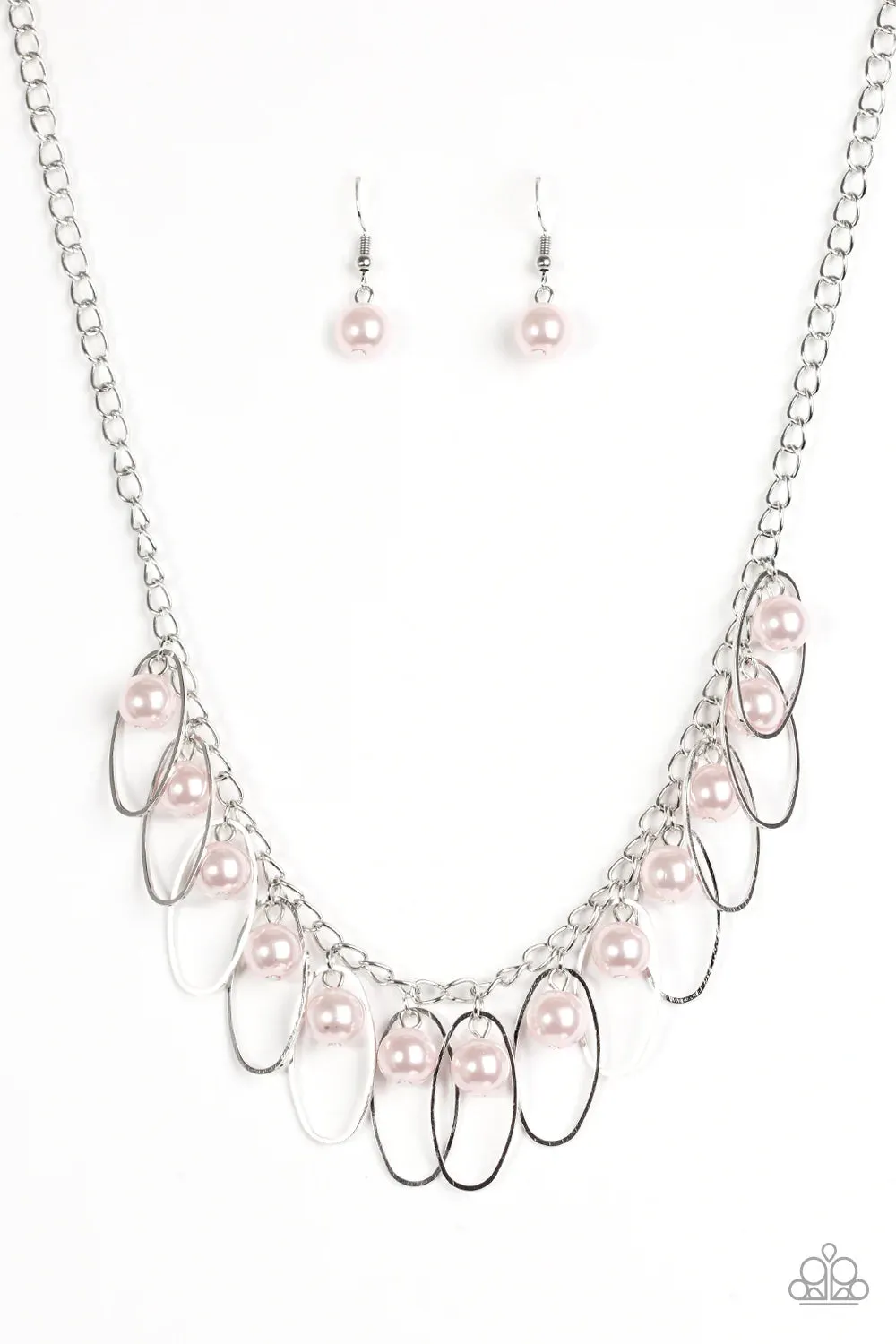 Paparazzi Necklace ~ Party Princess - Pink