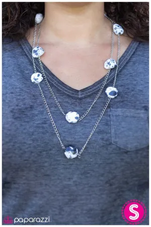 Paparazzi Necklace ~ Rockstar Status - White