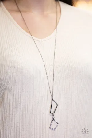 Paparazzi Necklace ~ Shapely Silhouettes - Black