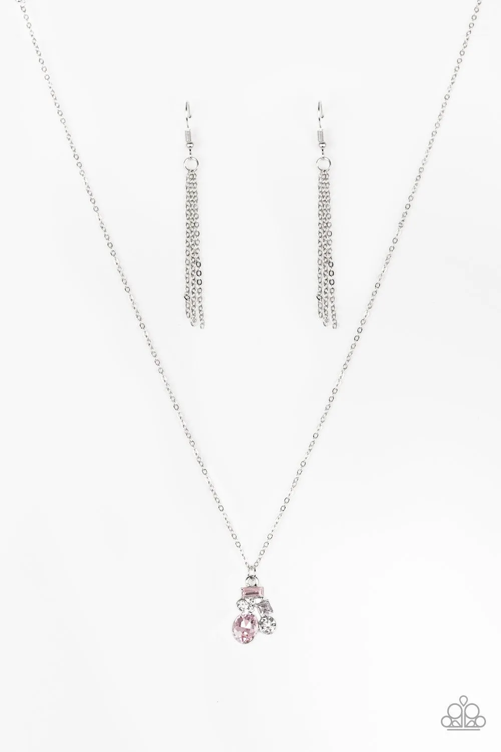 Paparazzi Necklace ~ Time To Be Timeless - Pink