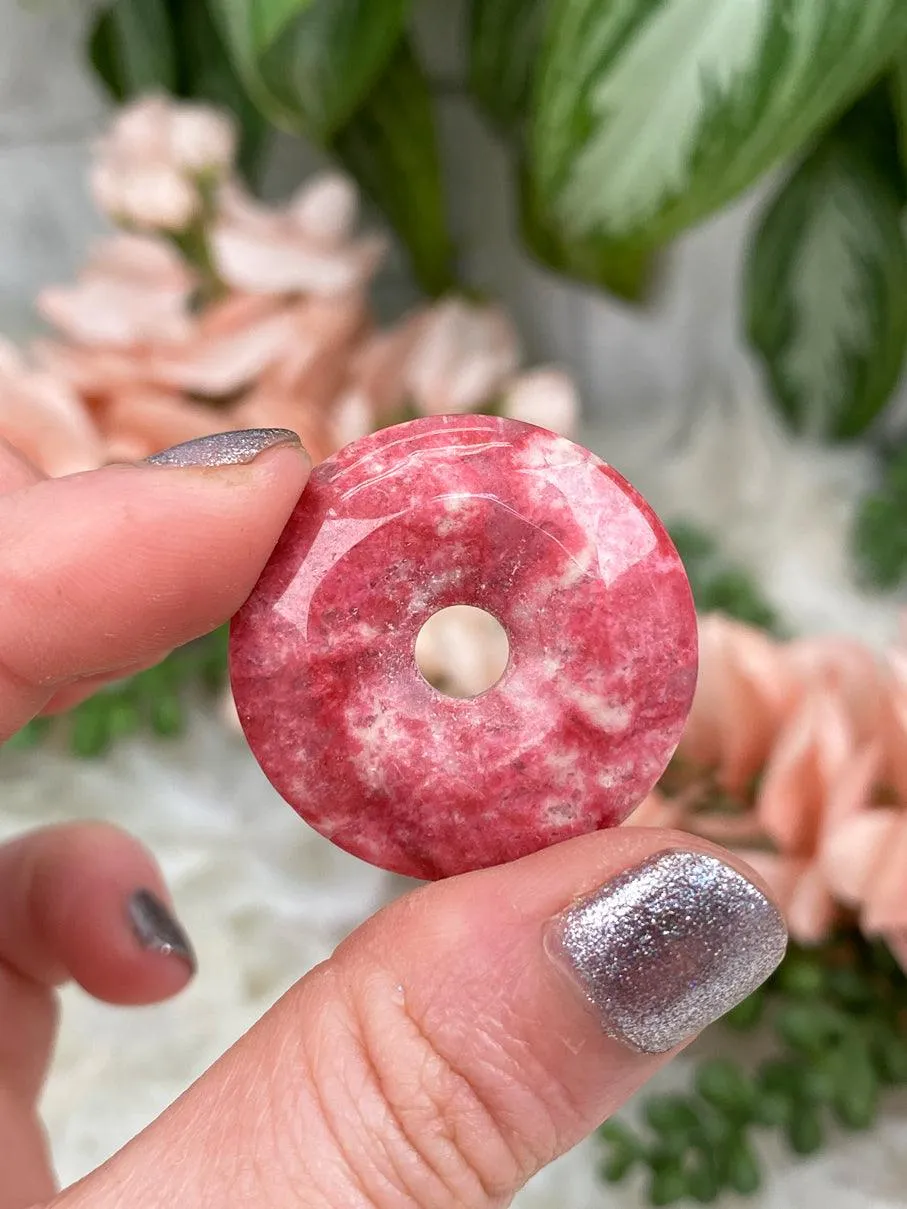 Pink Thulite Donuts