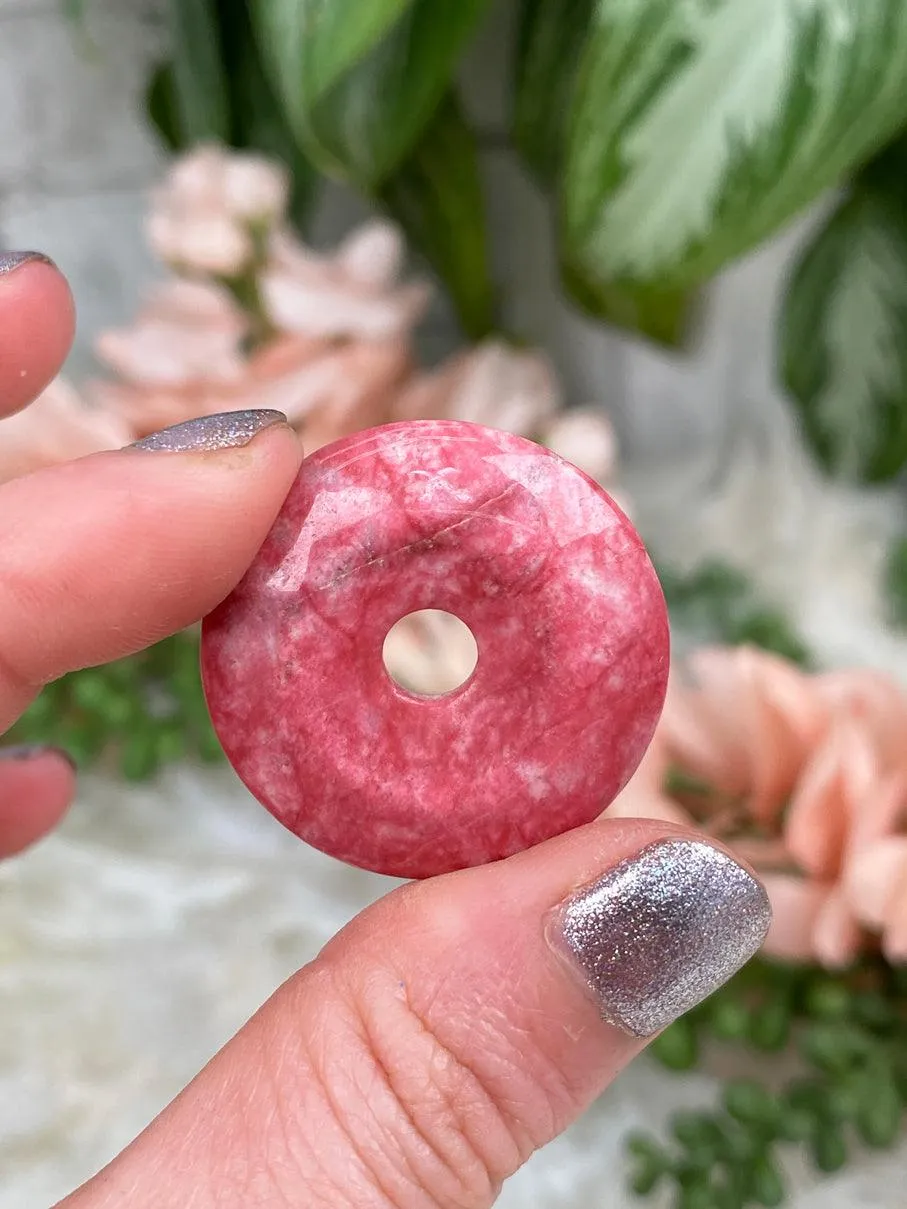 Pink Thulite Donuts