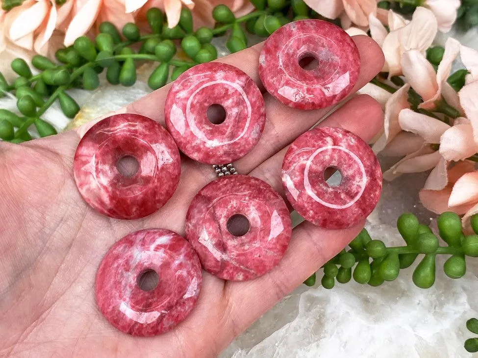 Pink Thulite Donuts