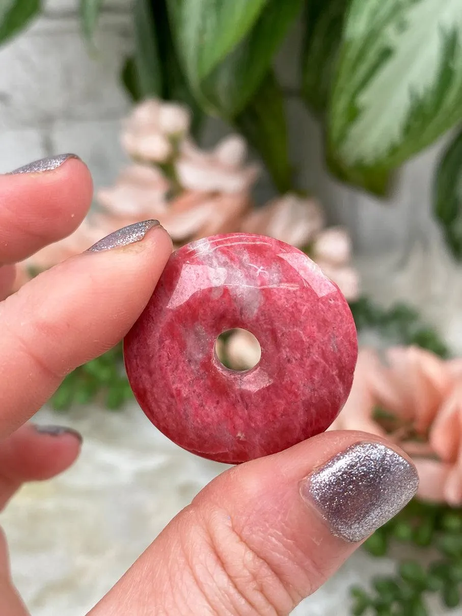 Pink Thulite Donuts