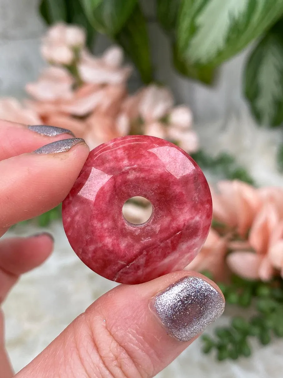 Pink Thulite Donuts