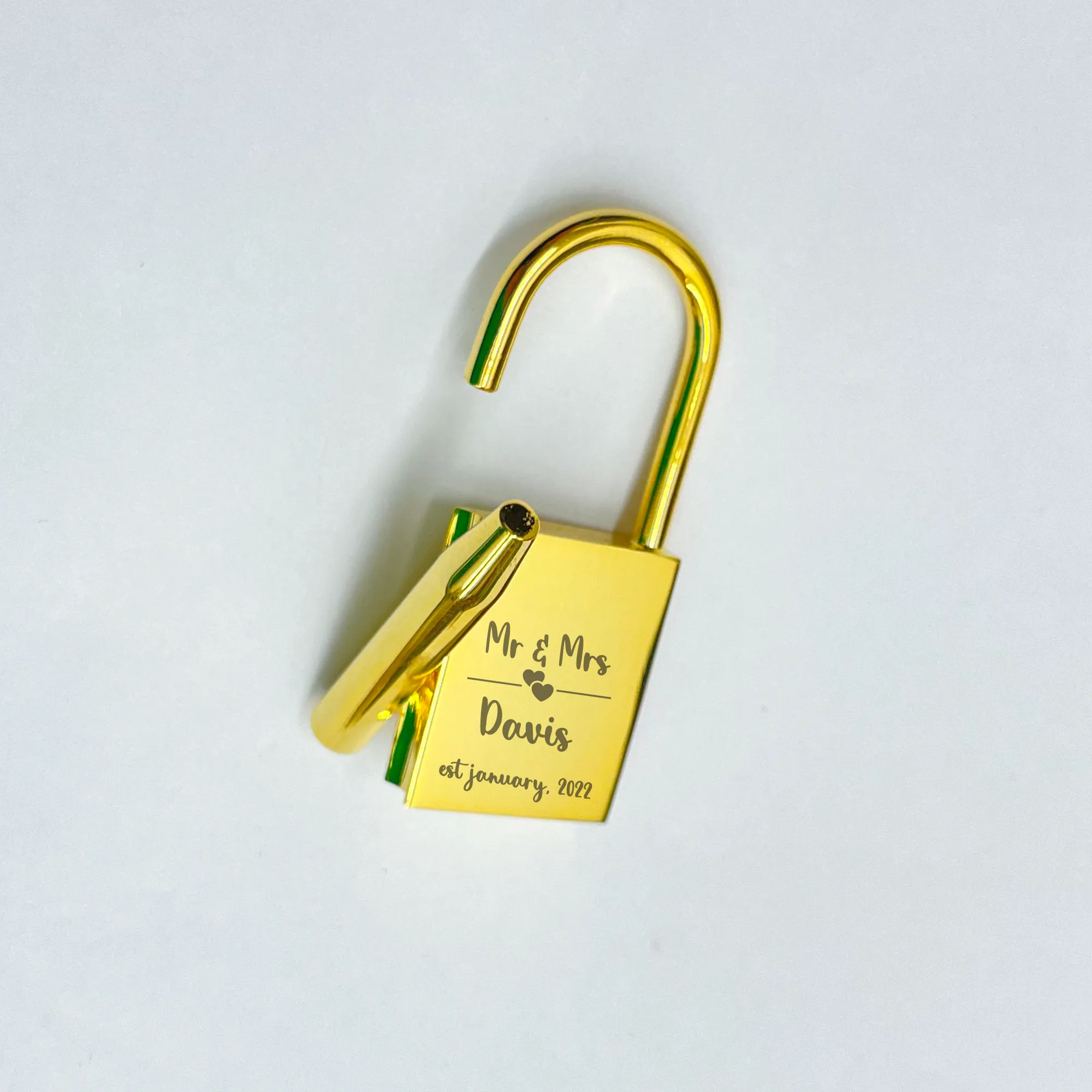 Pull Twist Padlock Keychain BR 204