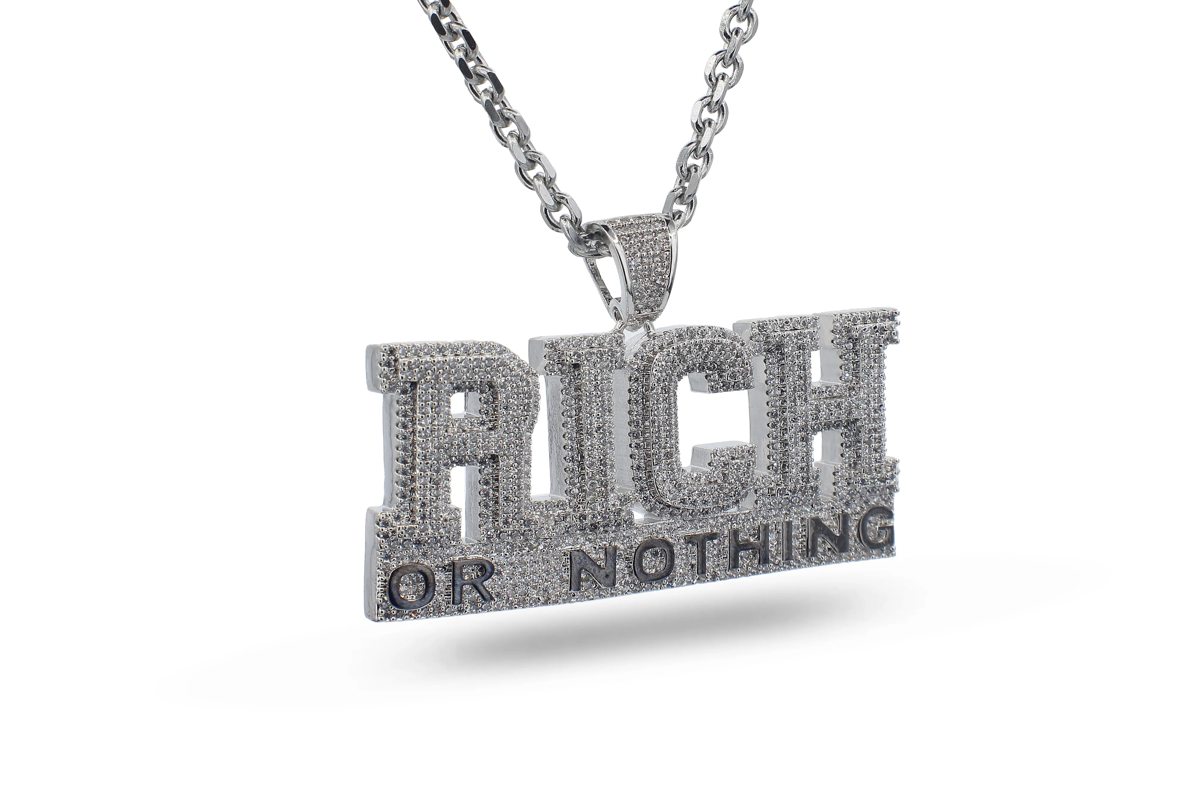 Rich or Nothing Gold Pendant