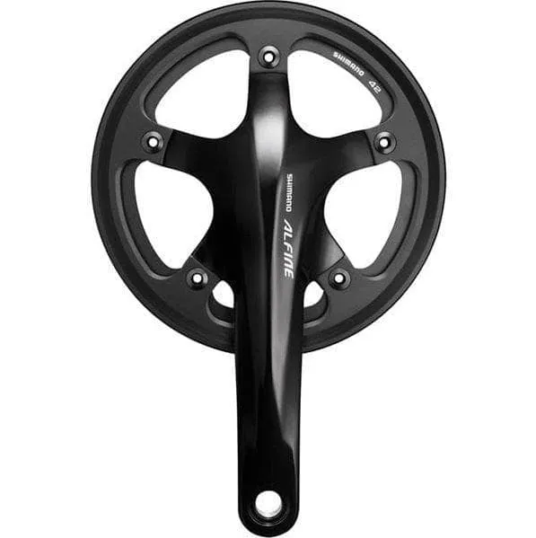 Shimano FC-S501 Alfine 2-piece chainset with single chainguard 39T, 170 mm