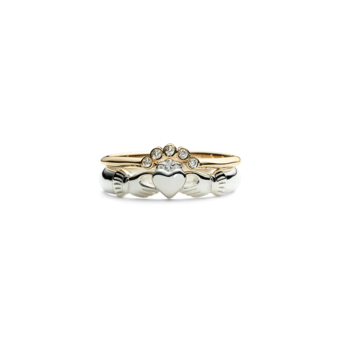 Silver Claddagh ring