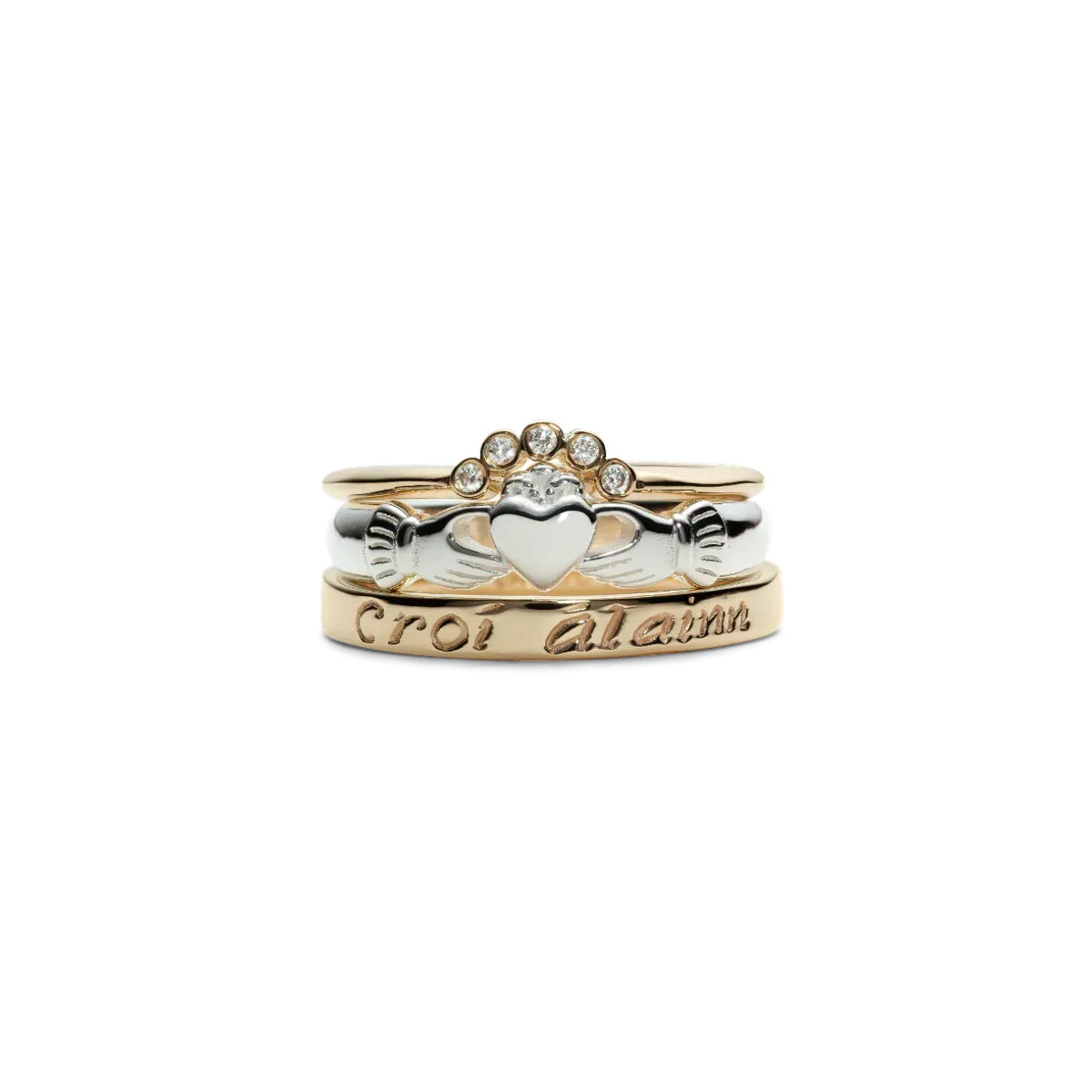 Silver Claddagh ring