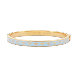 Skinny Bee Forget-me-Not & Gold Bangle