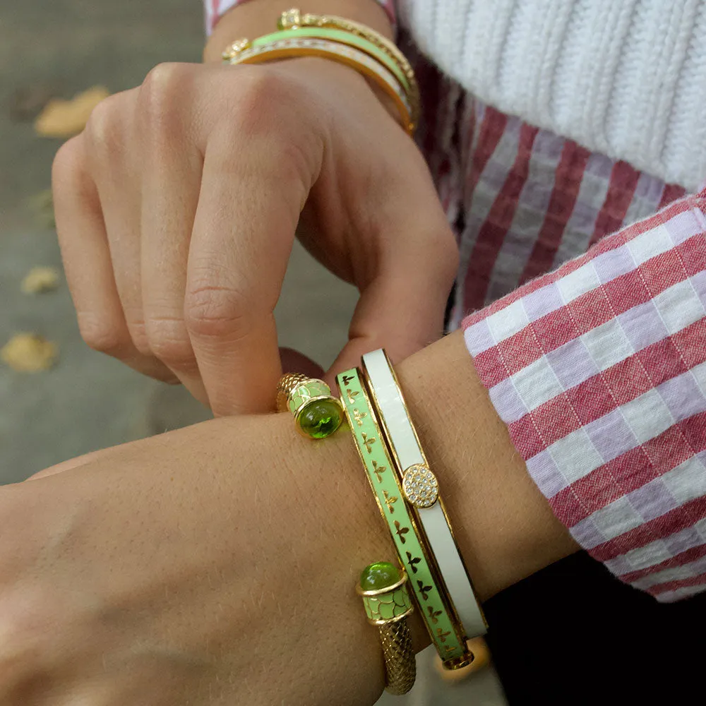 Skinny Bee Meadow & Gold Bangle