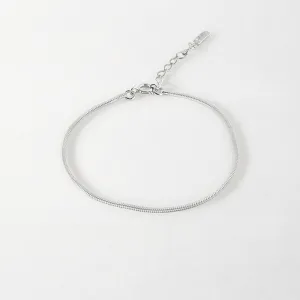 Snake Chain Bracelet - Silver