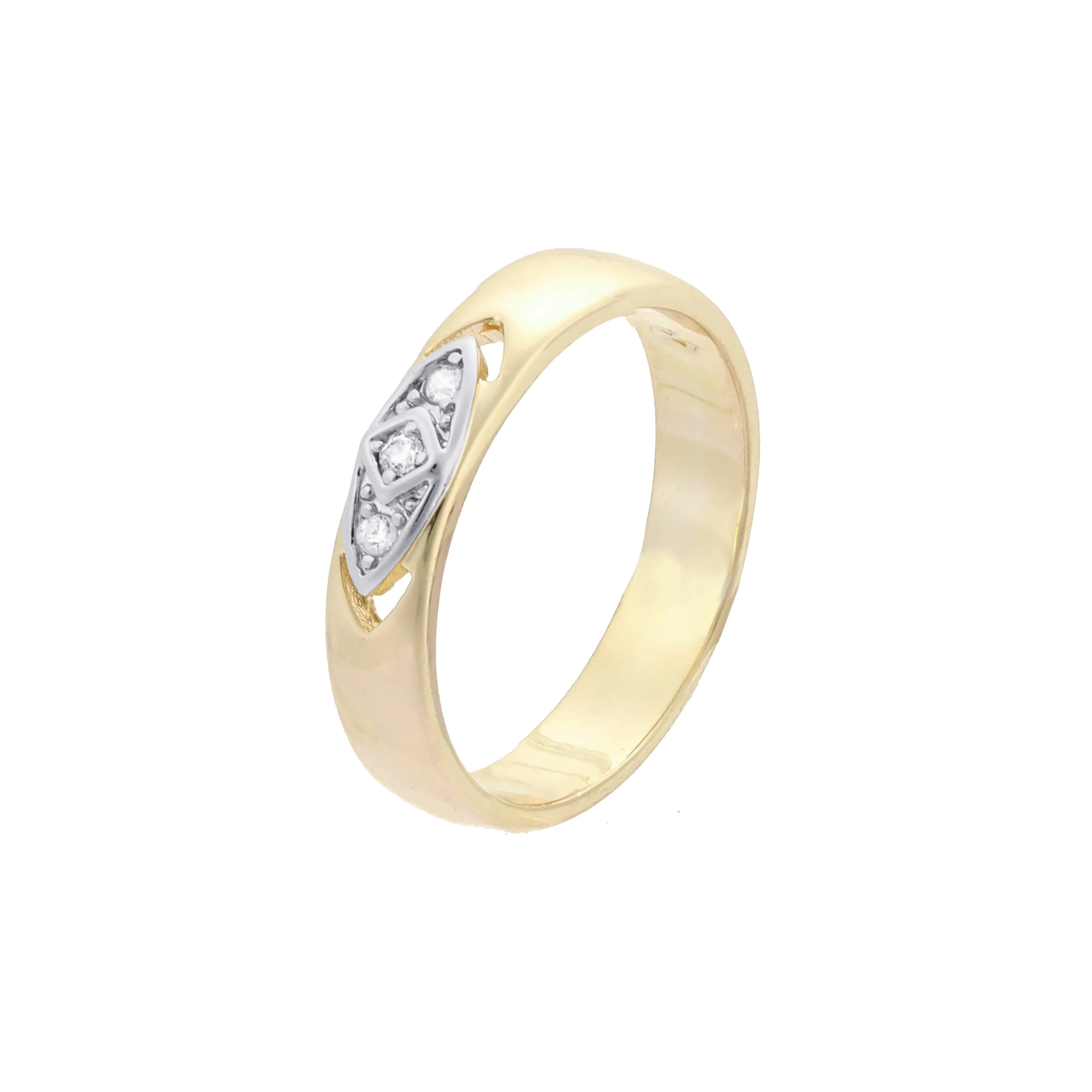 .Solitaire rings in Rose Gold, 14K Gold, two tone plating colors