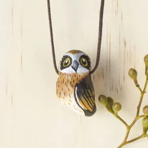 Songbird Whistle Necklaces - Boobook Owl