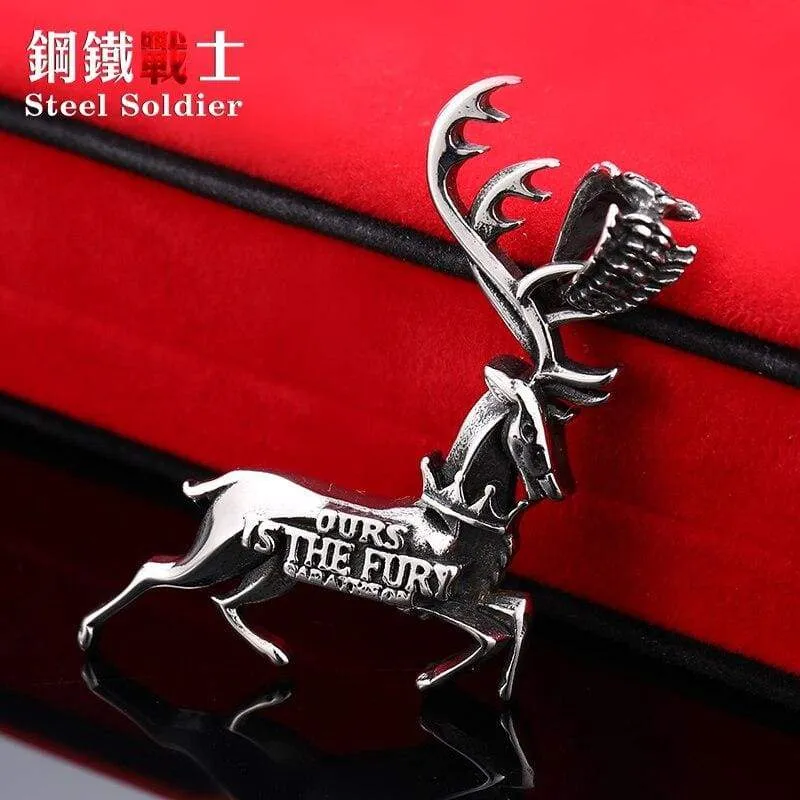 Steel soldier the game of throne stainless steel men pendant fashion high quality unique jewelry