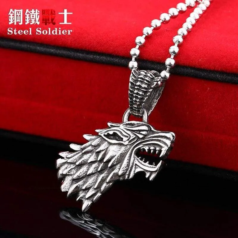 Steel soldier the game of throne stainless steel men pendant fashion high quality unique jewelry