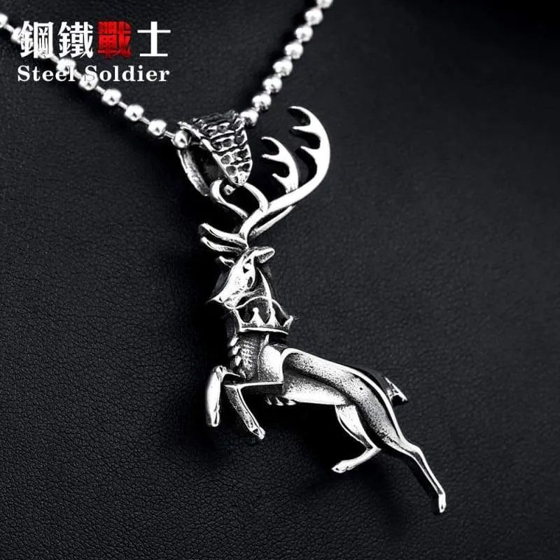 Steel soldier the game of throne stainless steel men pendant fashion high quality unique jewelry