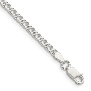 Sterling Silver 3.3mm Rambo Chain Bracelet