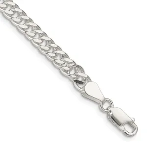 Sterling Silver 5.5mm Rambo Chain Bracelet