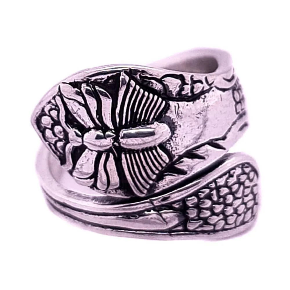 Sterling Silver Adjustable Spoon Ring