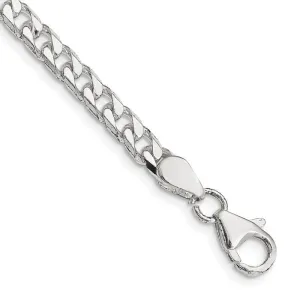 Sterling Silver Polished 5mm Curb Chain Bracelet