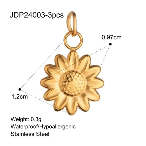 VAIGE Stainless Steel Conch Sea Shell and Starfish Charm for DIY Jewelry Making - Handmade Pendant for Unique Necklaces