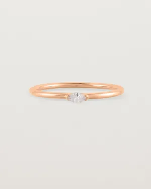 Vega Stacking Ring | Diamond