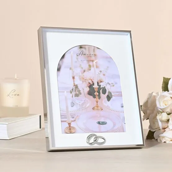 Wedding Photo Frame With Rings