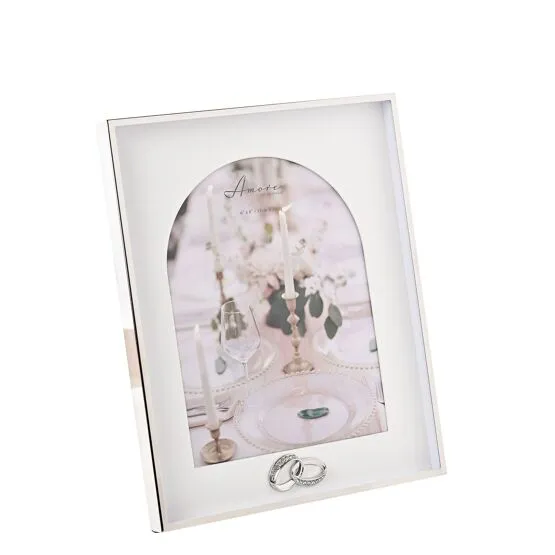 Wedding Photo Frame With Rings